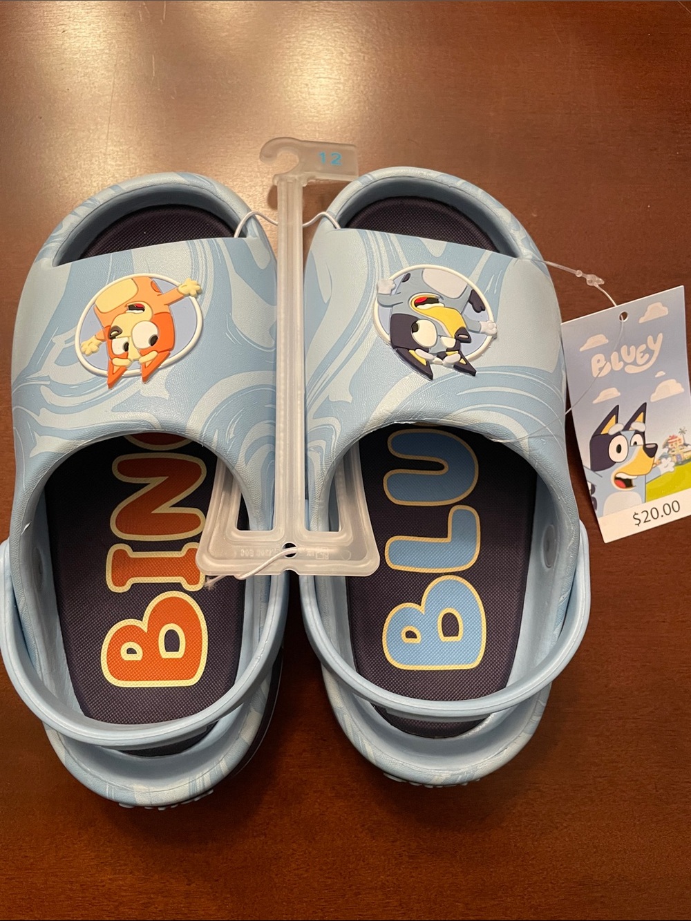 Target Light Blue Kids' Clog Sandals with Bluey Characters